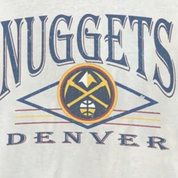 Vtg Denver Nuggets Basketball Shirt, Retro 90s NBA Denver Nuggets Shirt tee - Picture 3 of 4